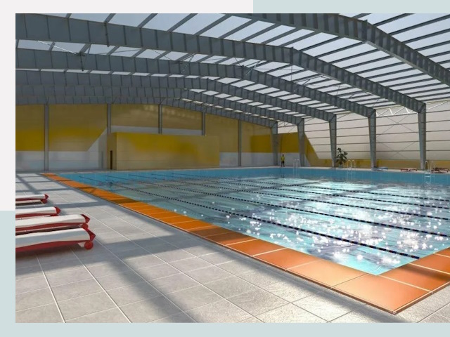 Строительство крытых бассейнов в Губахе