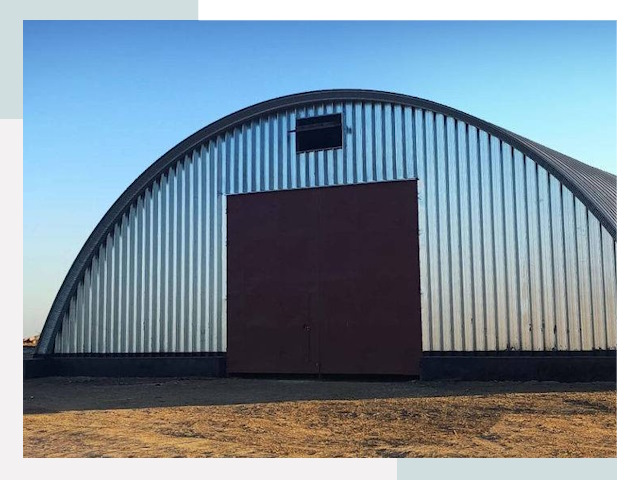 Арочные ангары в Губахе