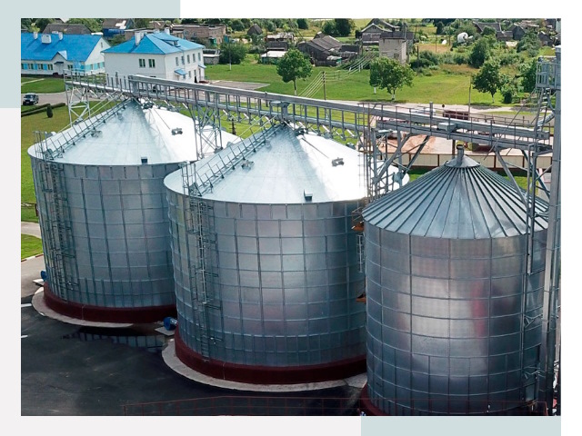 Металлические силосы в Губахе