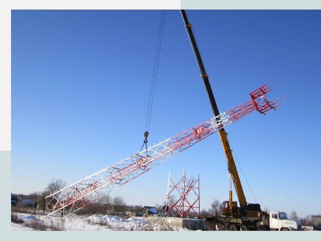 Строительство башен связи в Губахе от 622 руб.