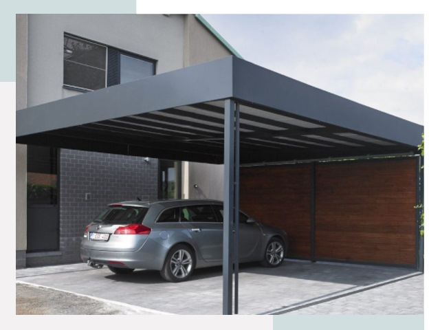 Металлические навесы в Губахе