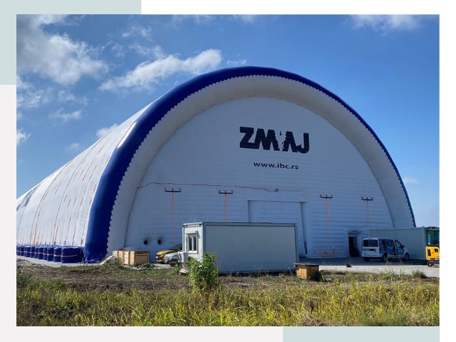 Брендирование ангаров в Губахе