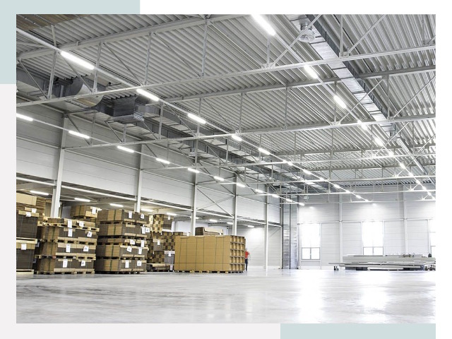 Освещение ангаров в Губахе