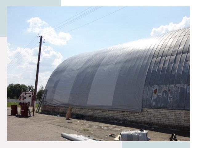 Ремонт ангаров в Губахе