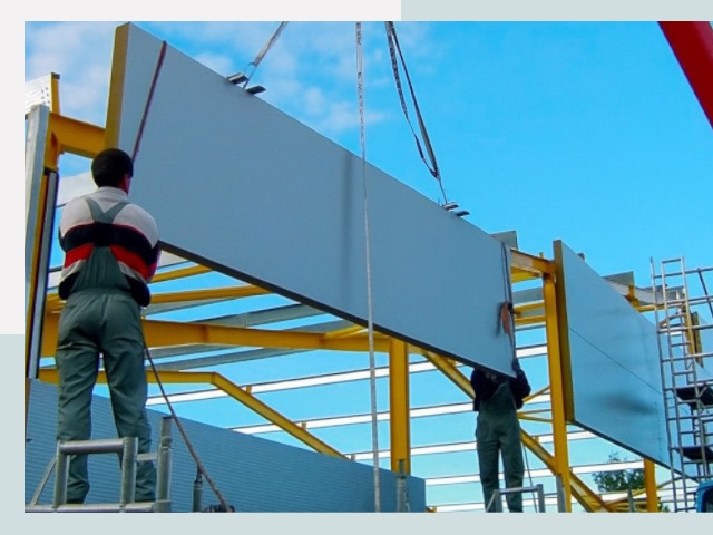 Монтаж сэндвич-панелей в Губахе от 622 руб.