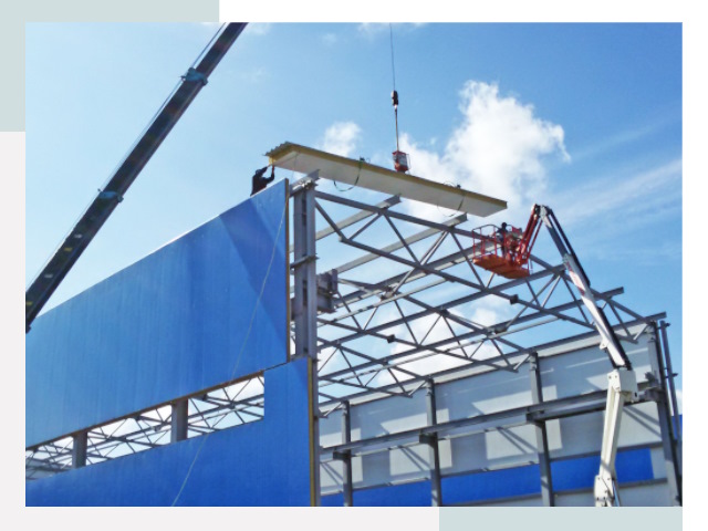 Монтаж сэндвич-панелей в Губахе