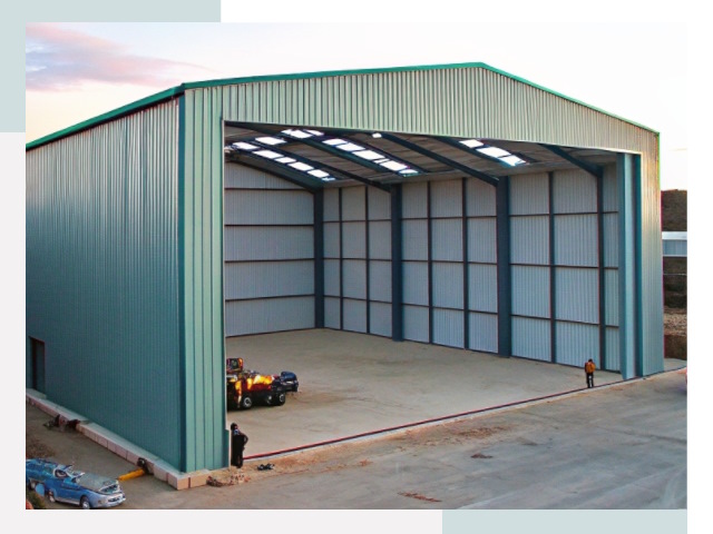 Строительство ангаров в Губахе