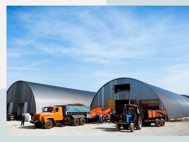 Ангары для спецтехники в Губахе