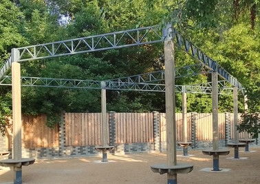 Терраса из металлоконструкций под ключ, проектирование, изготовление и монтаж от СтальСтрой-Гбх